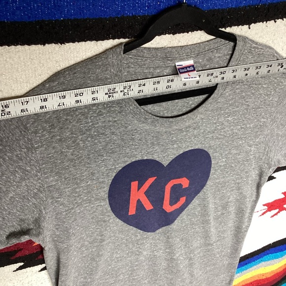 Charlie Hustle KC heart t shirt made in USA - Picture 7 of 9